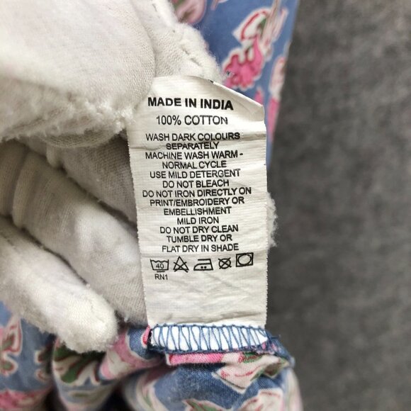 Max Girls 11-12 Years Kaftan Dress Cotton boho Print Multicolor Summer Long - Picture 6 of 12